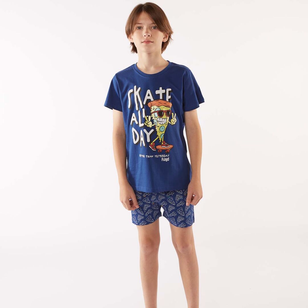 Pijama (Varón) T10-T12 “Pizza Skate”