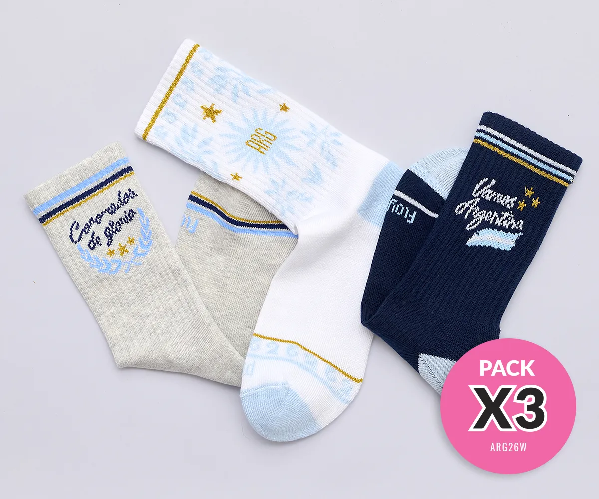 TRIPACK ARG26 - WOMEN